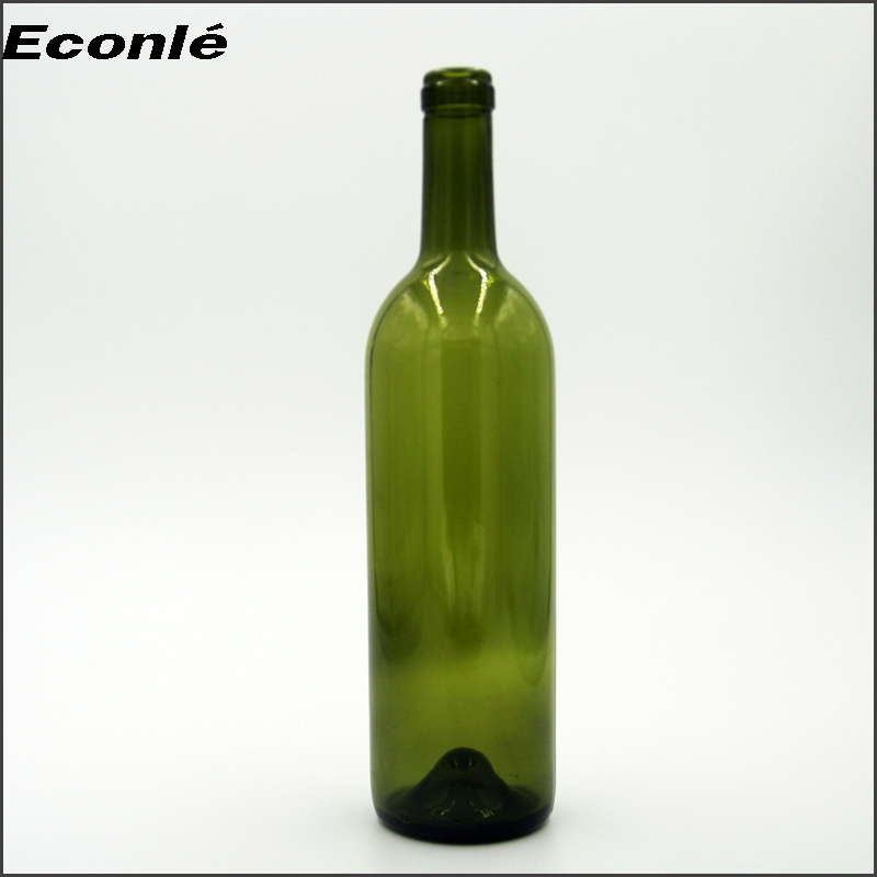 wholesale odd-shaped glass wine bottle 750 ml 75cl 500 ml 375 ml 1L brown wine glass bottle