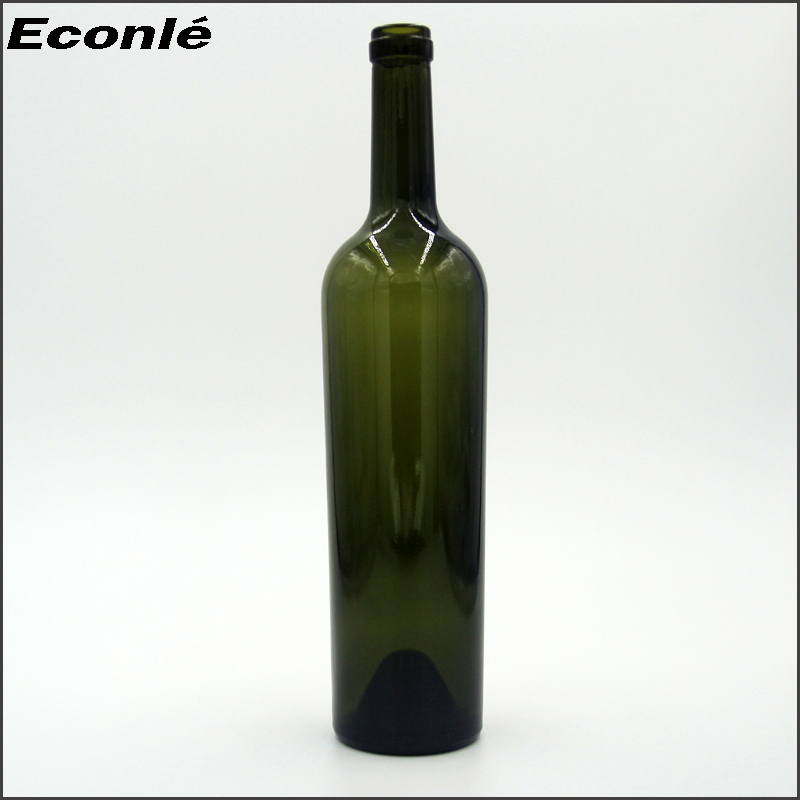 wholesale odd-shaped glass wine bottle 750 ml 75cl 500 ml 375 ml 1L brown wine glass bottle