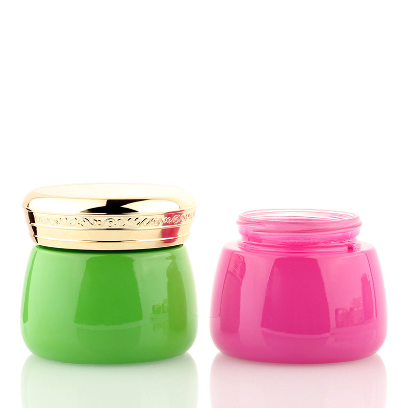 wholesale pink blue clear jar balm container 100g 200 gram cream jar