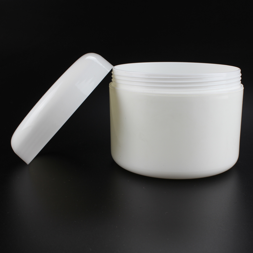 wholesale plastic 50ml PP white jar with lids, empty cosmetic 50g plastic jar for sale