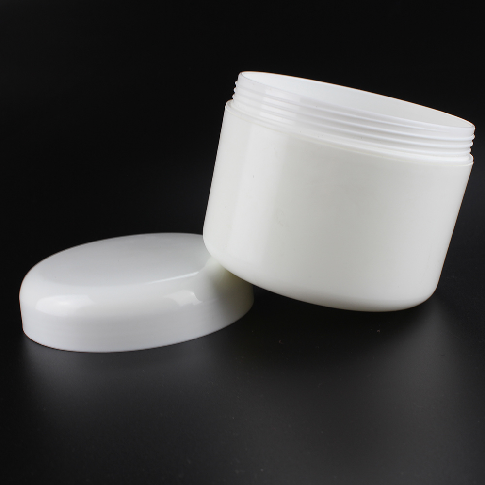 wholesale plastic 50ml PP white jar with lids, empty cosmetic 50g plastic jar for sale