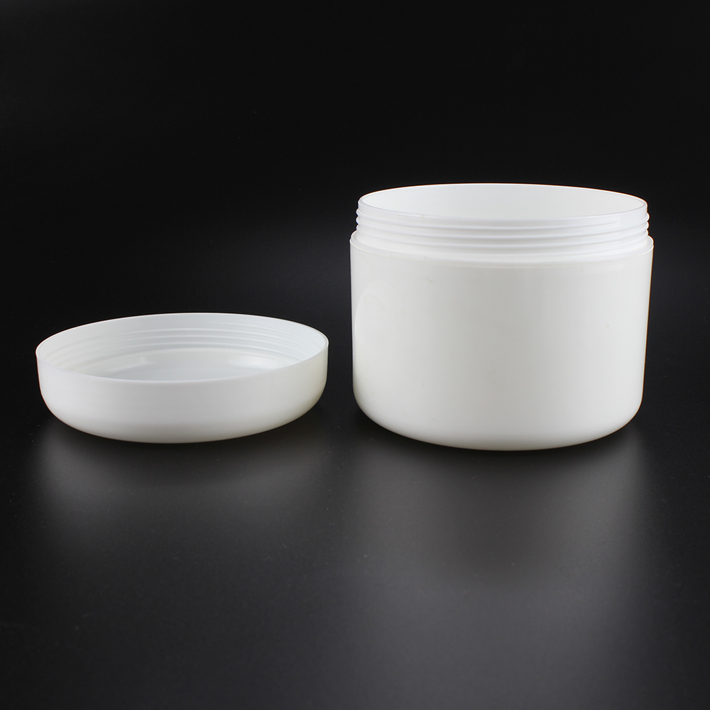 wholesale plastic 50ml PP white jar with lids, empty cosmetic 50g plastic jar for sale