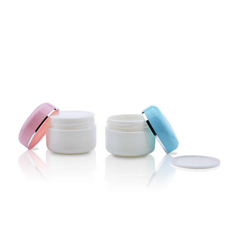 wholesale plastic cosmetic packaging cream jar custom size and logo pp cream jars