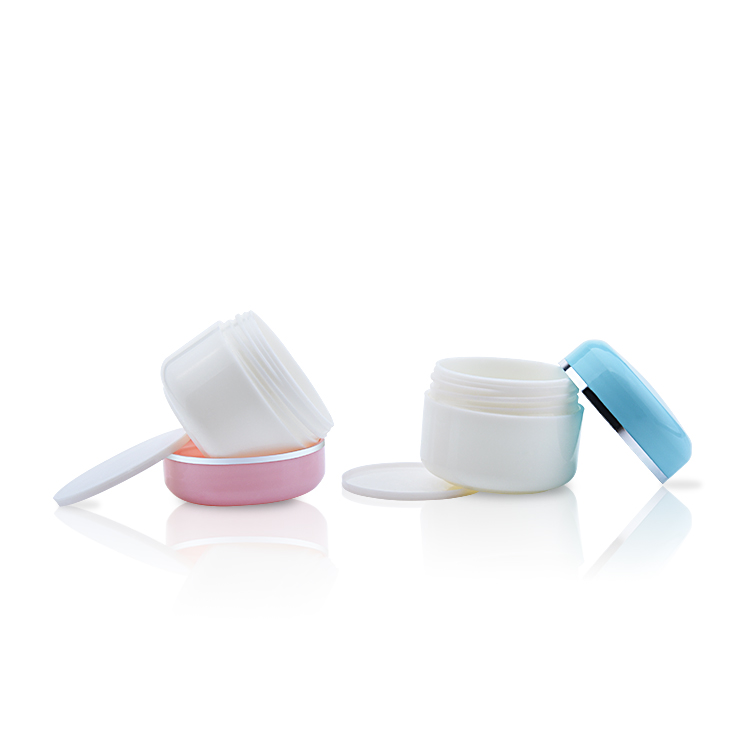 wholesale plastic cosmetic packaging cream jar custom size and logo pp cream jars