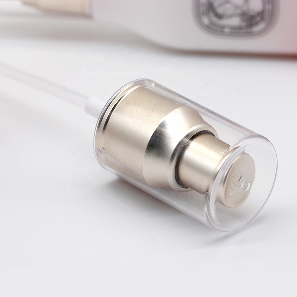 wholesale price 100ml customized white opal glass cosmetic bottle with aluminum gold sprayer