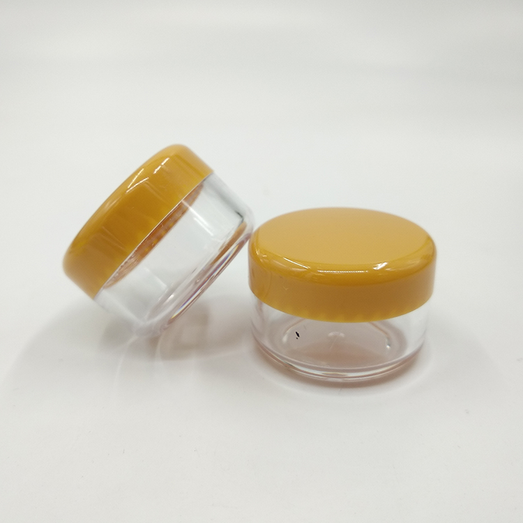 wholesale ps jar free sample 5g cream container 5 ml travel size 5ml cosmetic jar