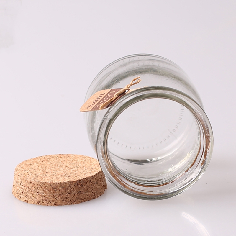 wholesale pudding jar 150ml 4oz mini saffron spice pudding mason glass jars and bottle with bamboo lid