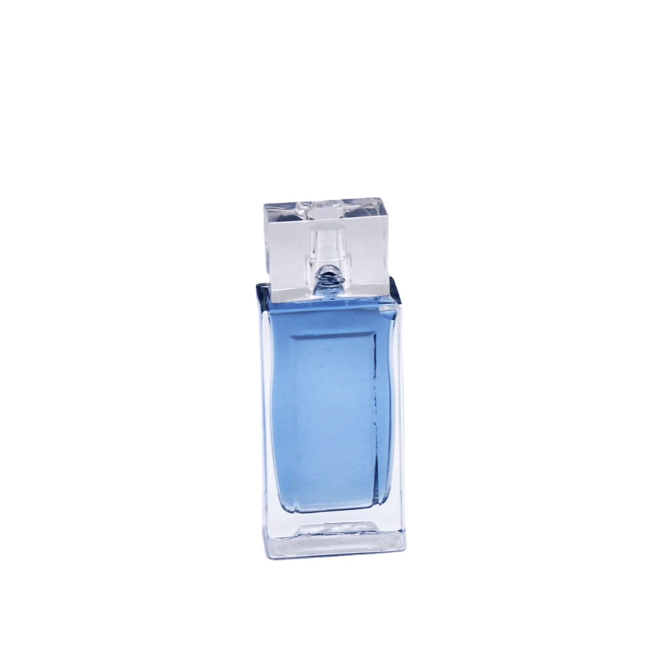 wholesale refillable cosmetic packaging glass clear empty perfume bottles