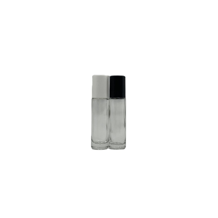 wholesale roller ball bottle essential oil 10ml clear empty roll on bottle with cap