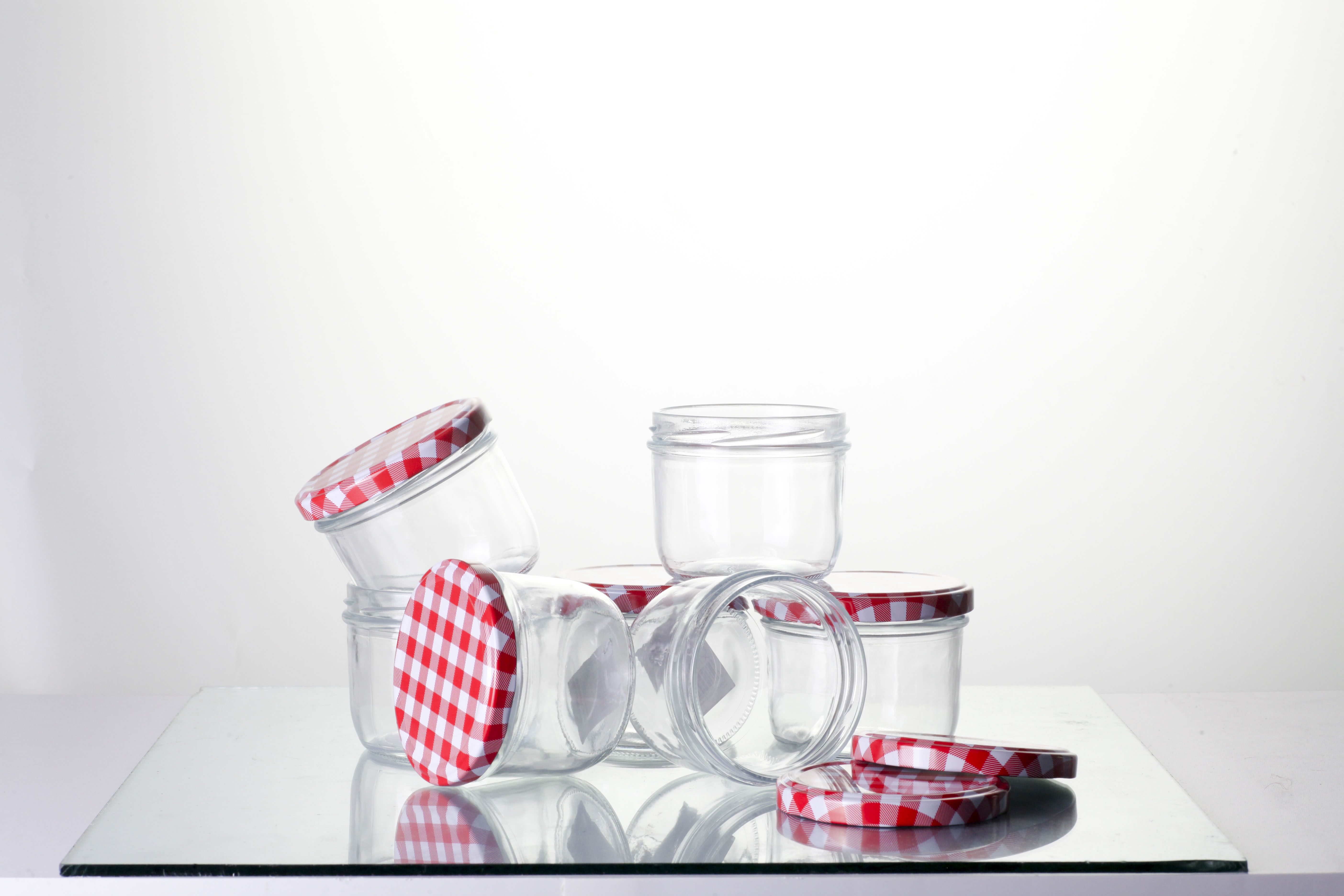 wholesale round shape food grade glass containers 8oz glass jars for canning