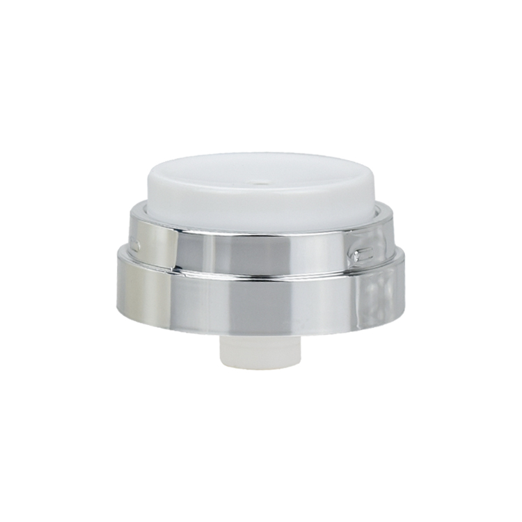 wholesale slopping shoulder round 30g 50g acrylic airless cream jar with clear lid