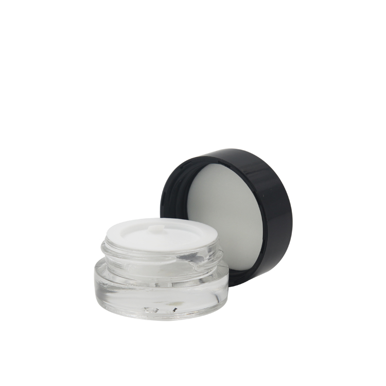 wholesale storage clear glass container skincare eye cream lotion glass jar
