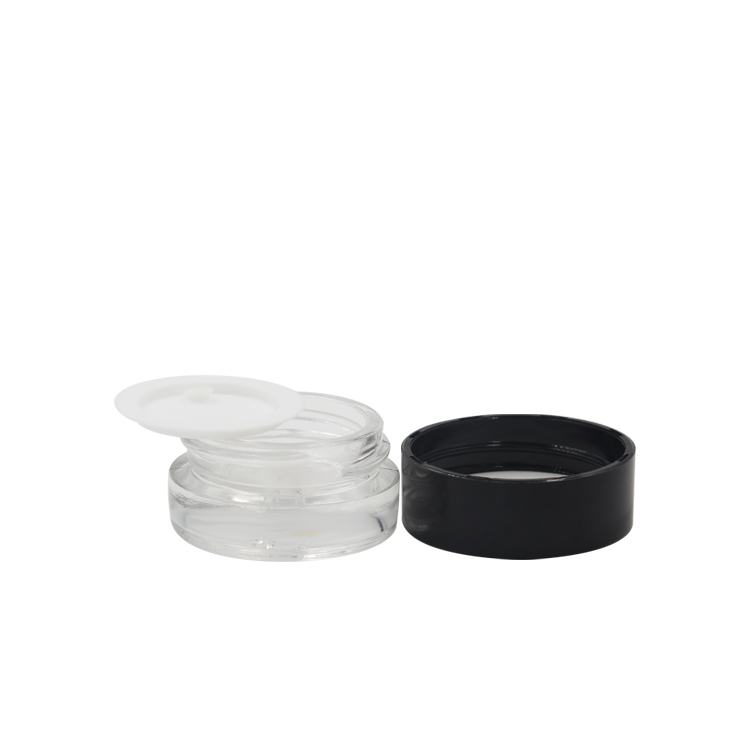 wholesale storage clear glass container skincare eye cream lotion glass jar