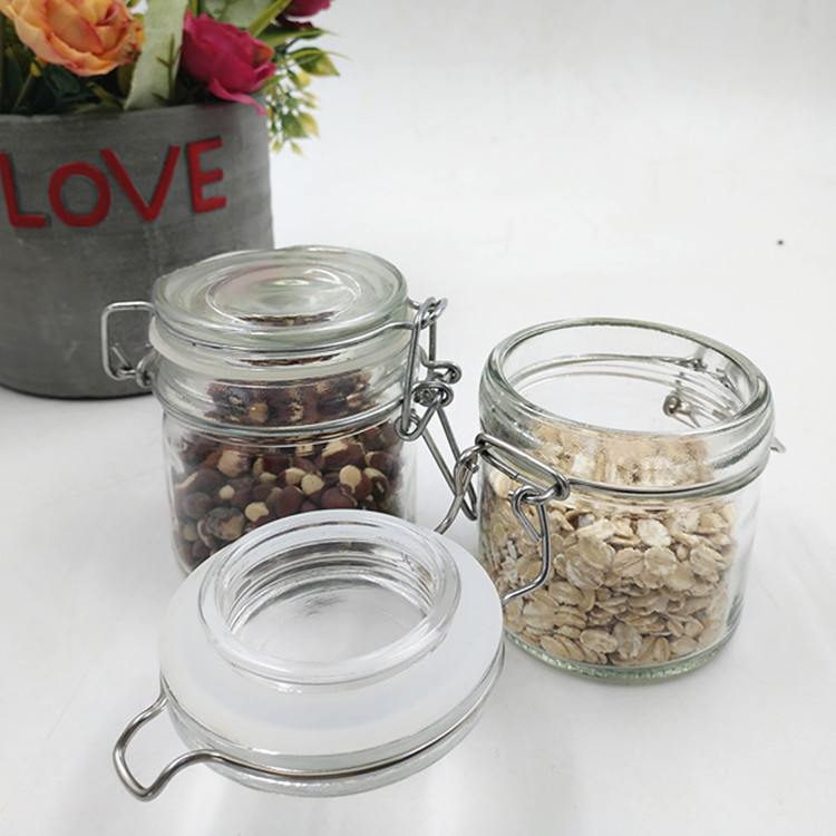 wholesale suppliers 100ml 200ml 250ml manufacturers air tight storage small candy food spice borosilicate bottles glass jar