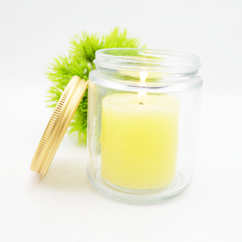 wholesale transparent candle jar glass jars for candle makining