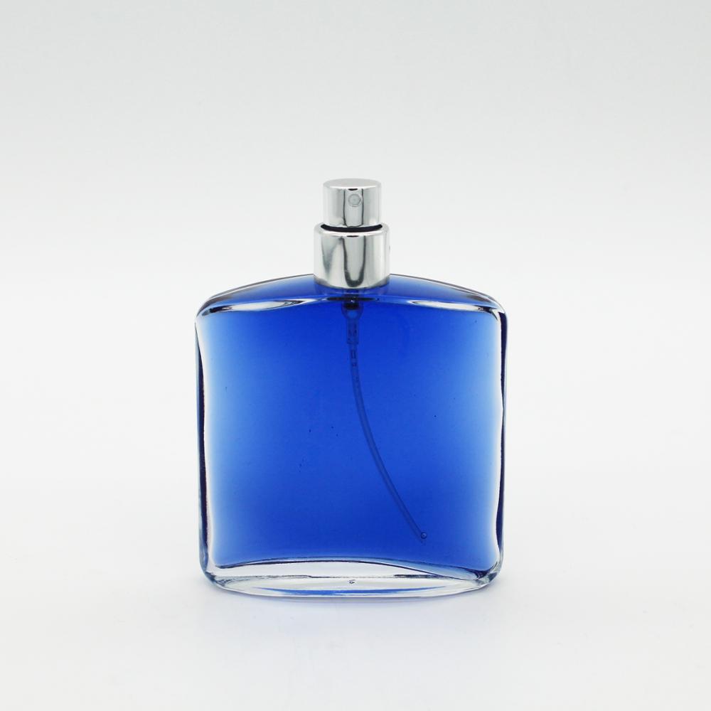 wholesale transparent round fancy flat creative clear empty 50ml glass bottle perfume