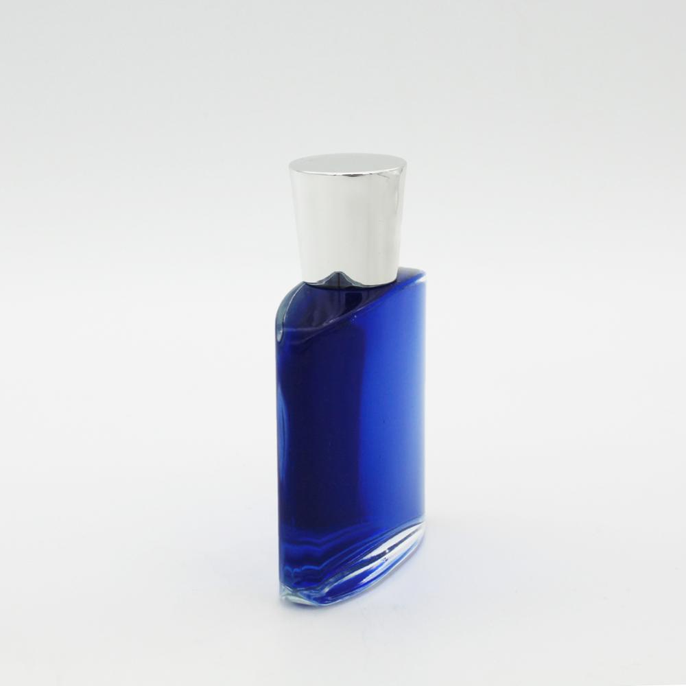 wholesale transparent round fancy flat creative clear empty 50ml glass bottle perfume