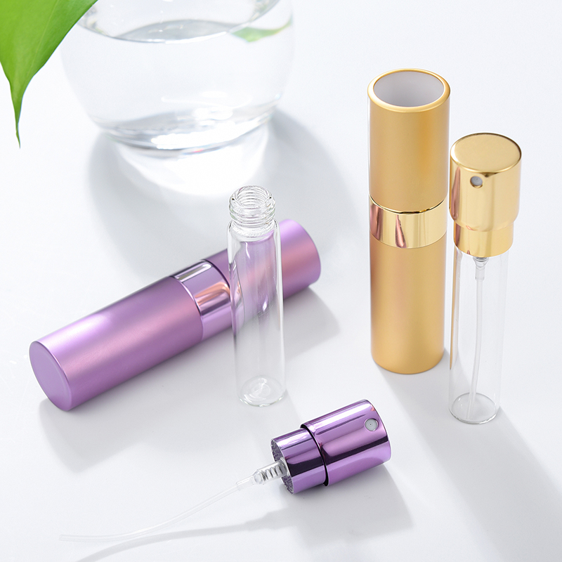 wholesale travel perfume atomizer pump aluminum refillable perfume spray bottles