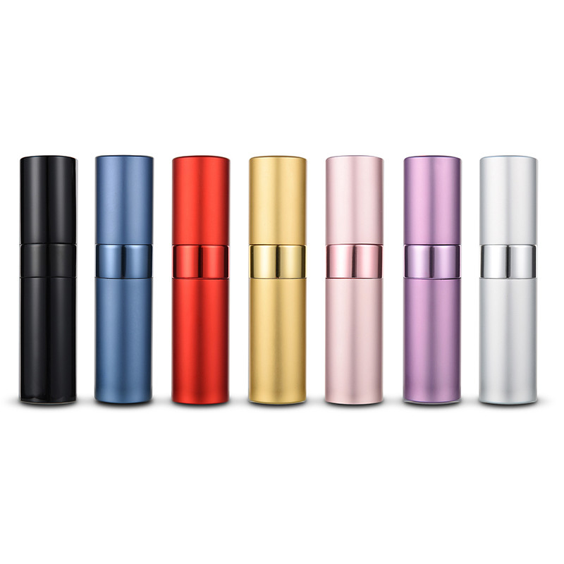 wholesale travel perfume atomizer pump aluminum refillable perfume spray bottles