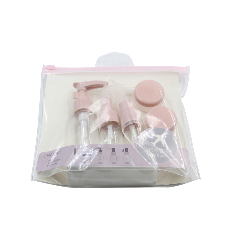 wholesale travel size bottle pack cosmetic sub bottle for traveling