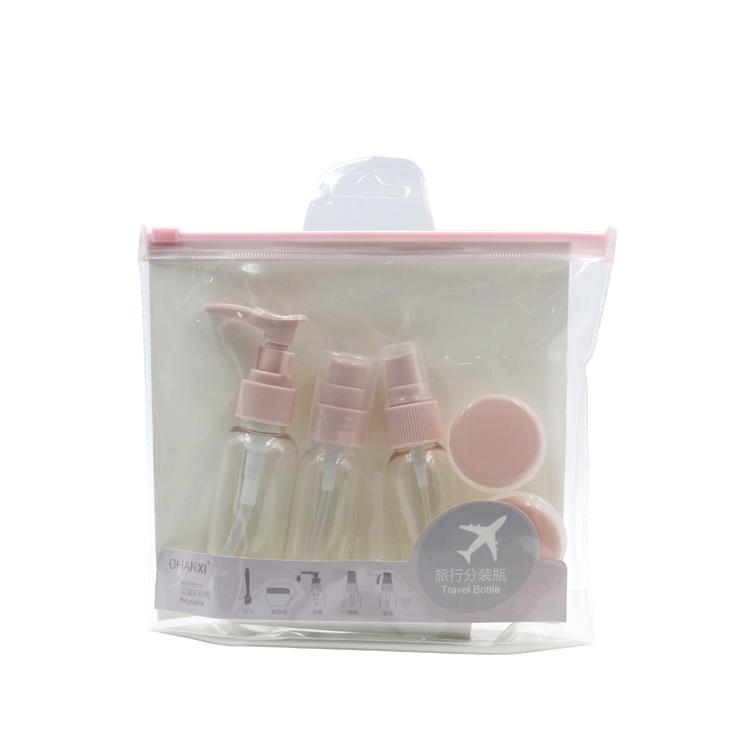 wholesale travel size bottle pack cosmetic sub bottle for traveling
