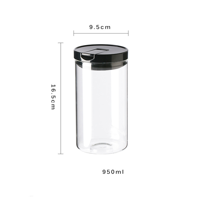 wholesale unique hermetic food cookie glass seasoning pot for sale