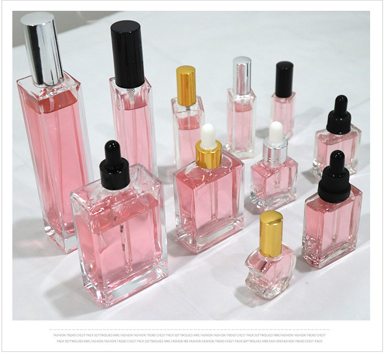 wholesale vintage perfume bottle glass customized spray perfume bottle/cosmetic bottle