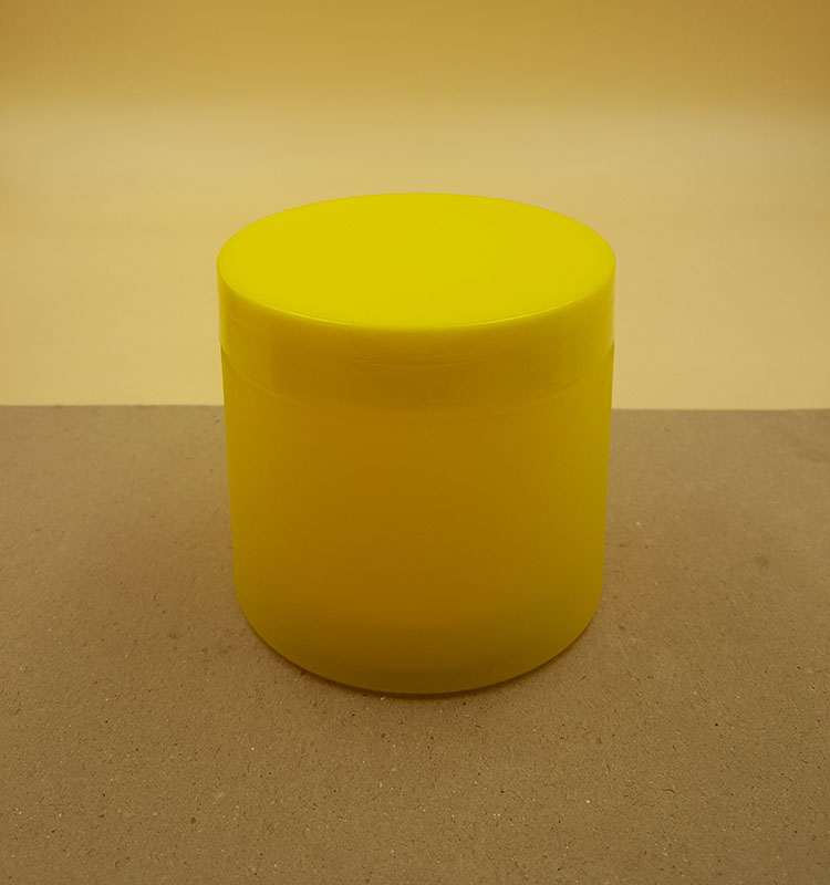 wholesale white hair pomade jar double wall jar with heat filling