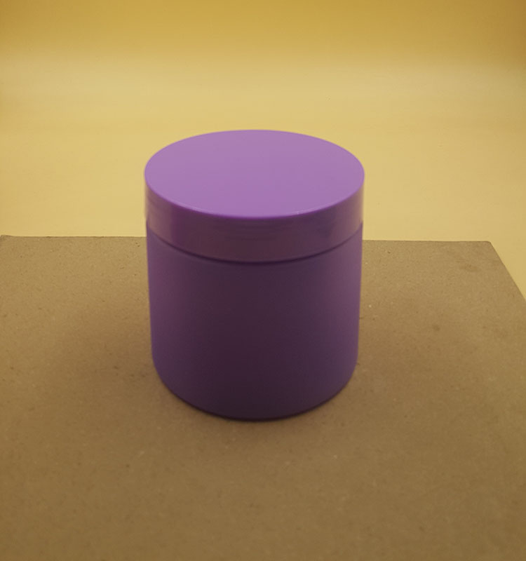 wholesale white hair pomade jar double wall jar with heat filling