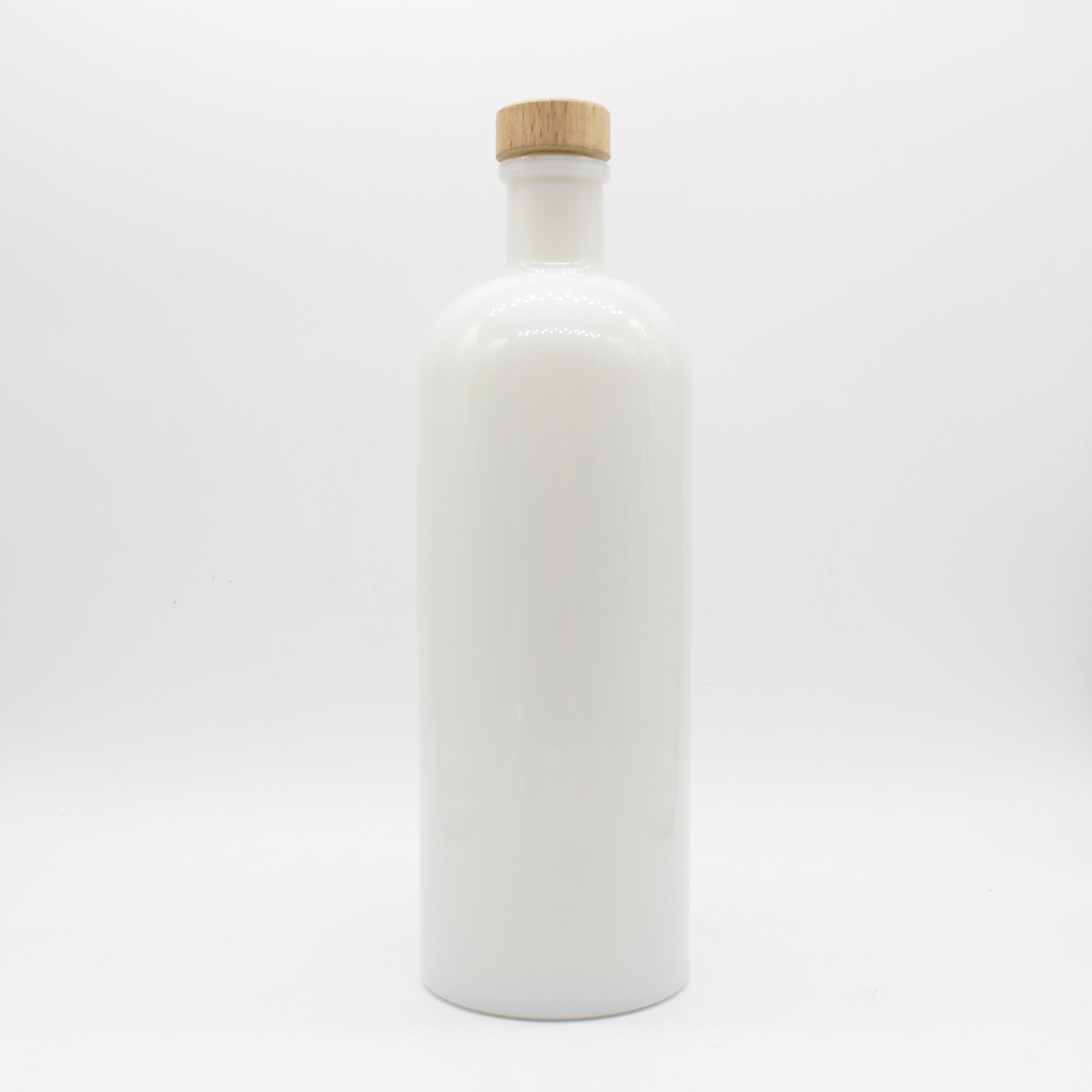 wholesale white wine bottle ceramic 750ml recycled wine bottle stopper for vodka
