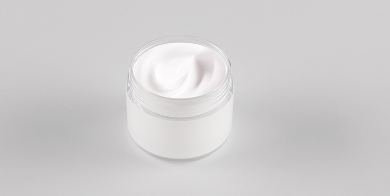 wholesale wide cosmetic clear body plastic jar with colourful lid like cake shape