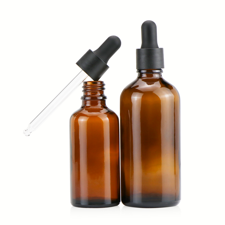 wholesales 1 oz 30 ml amber e liquid glass dropper bottle with childproof cap