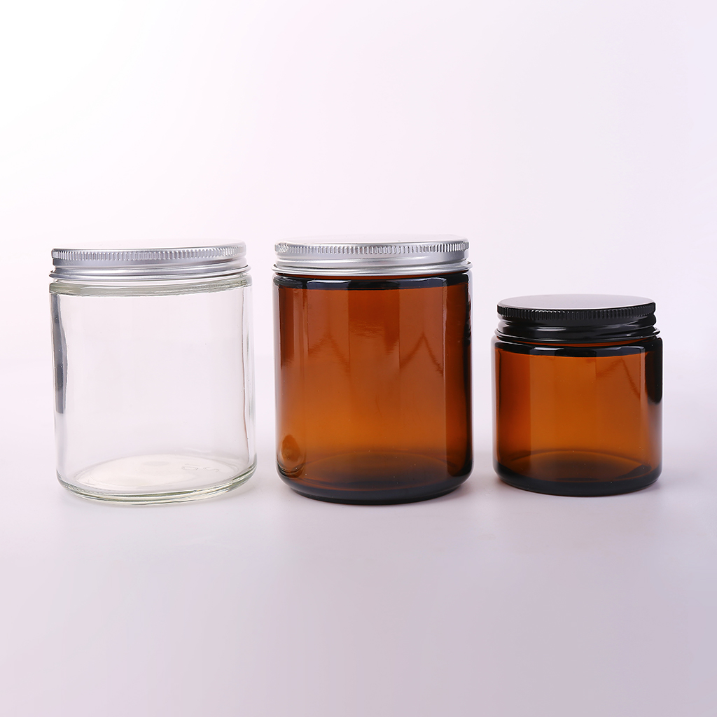 wholesales empty luxury packaging screw Lid candle jars