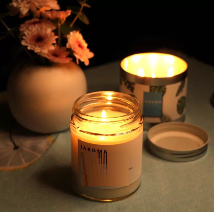 wholesales empty luxury packaging screw Lid candle jars