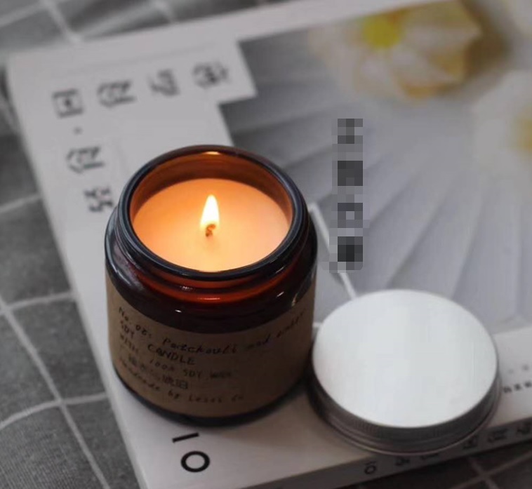 wholesales empty luxury packaging screw Lid candle jars