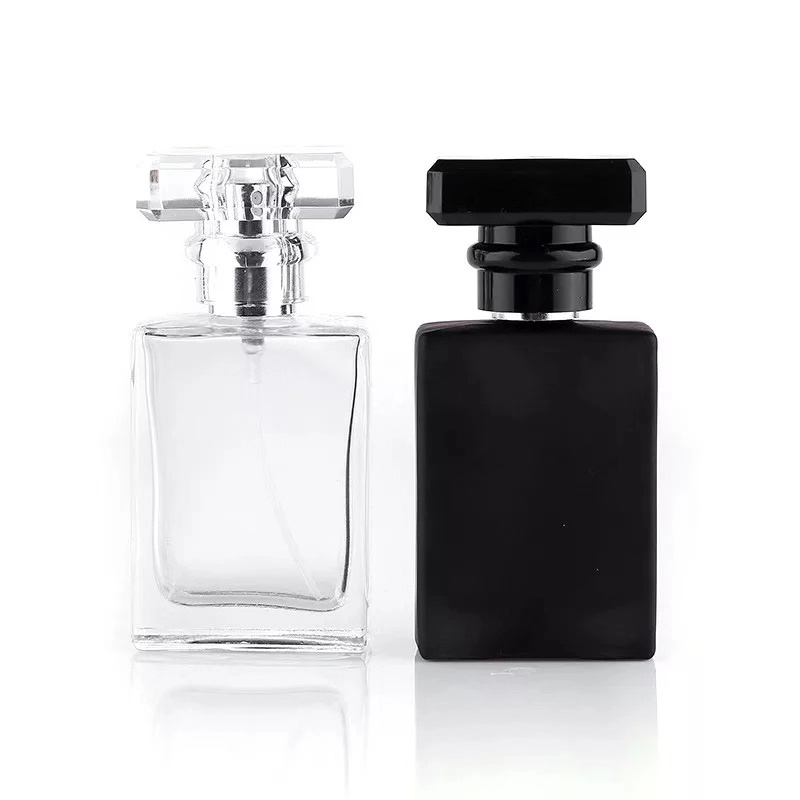 wholesales empty perfume bottles 30 ml 50ml glass refillable perfume spray bottle