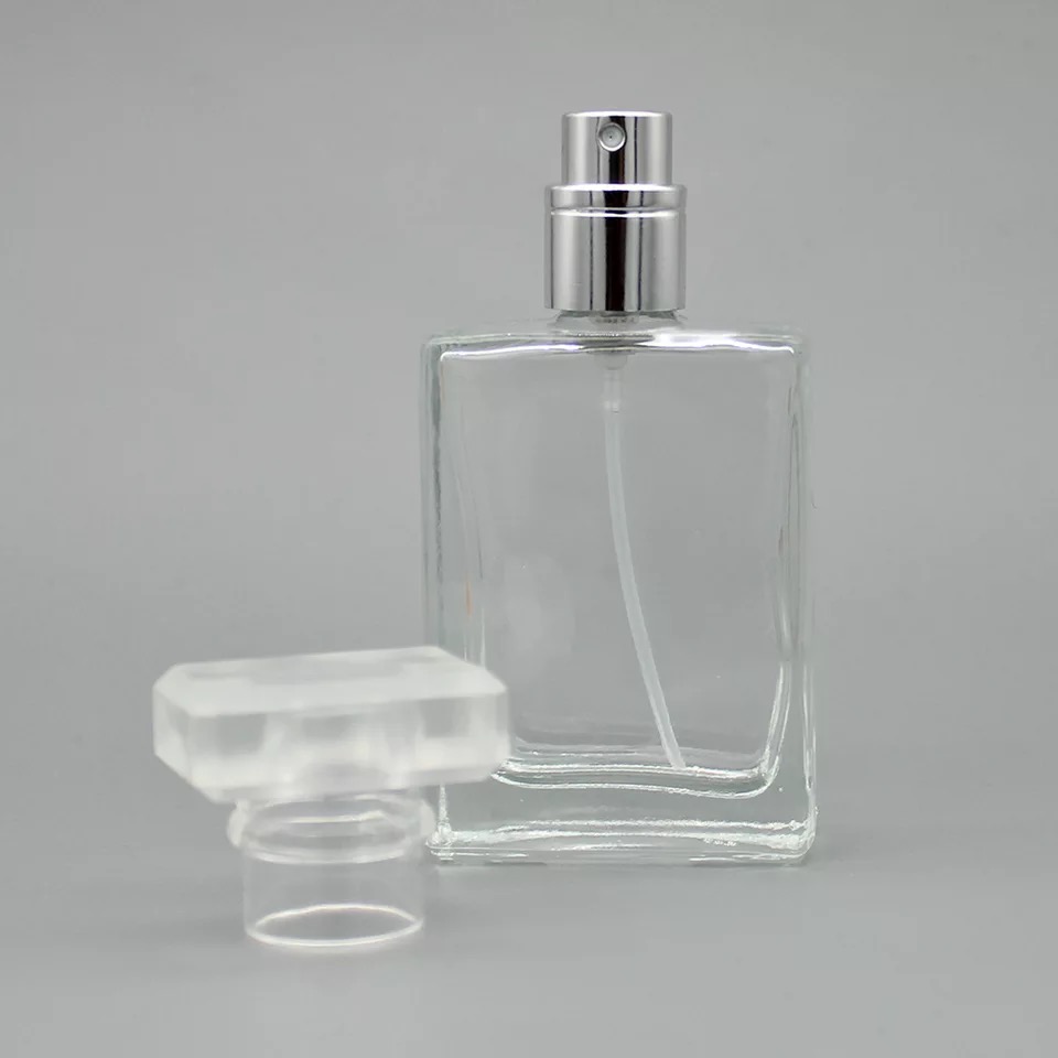 wholesales empty perfume bottles 30 ml 50ml glass refillable perfume spray bottle