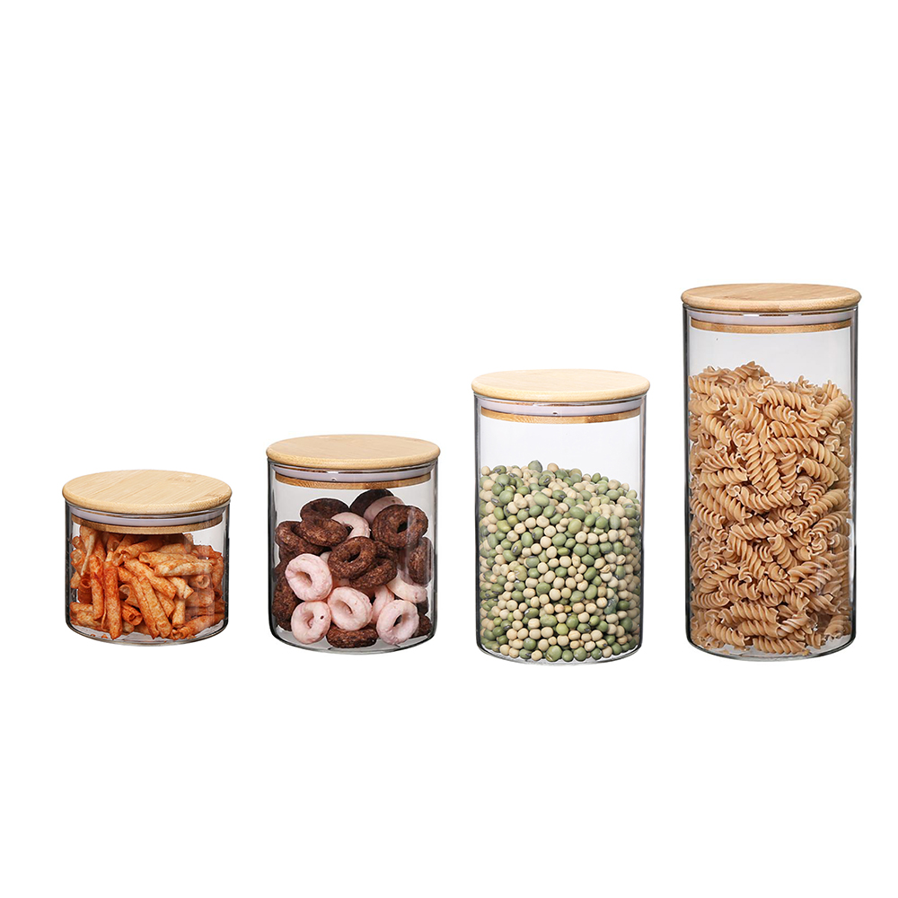 wholesales glass storage jars / borosilicate glass storage jars for sales / glass storage jars