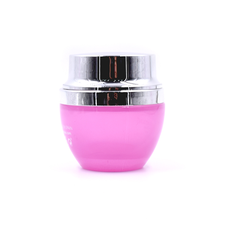 whosale gradient red cosmetic 20 ml glass jar 30 ml 50 ml glass jar gold top