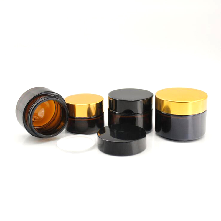 wide mouth container weed child resistant glass jar with cap in 100 ml