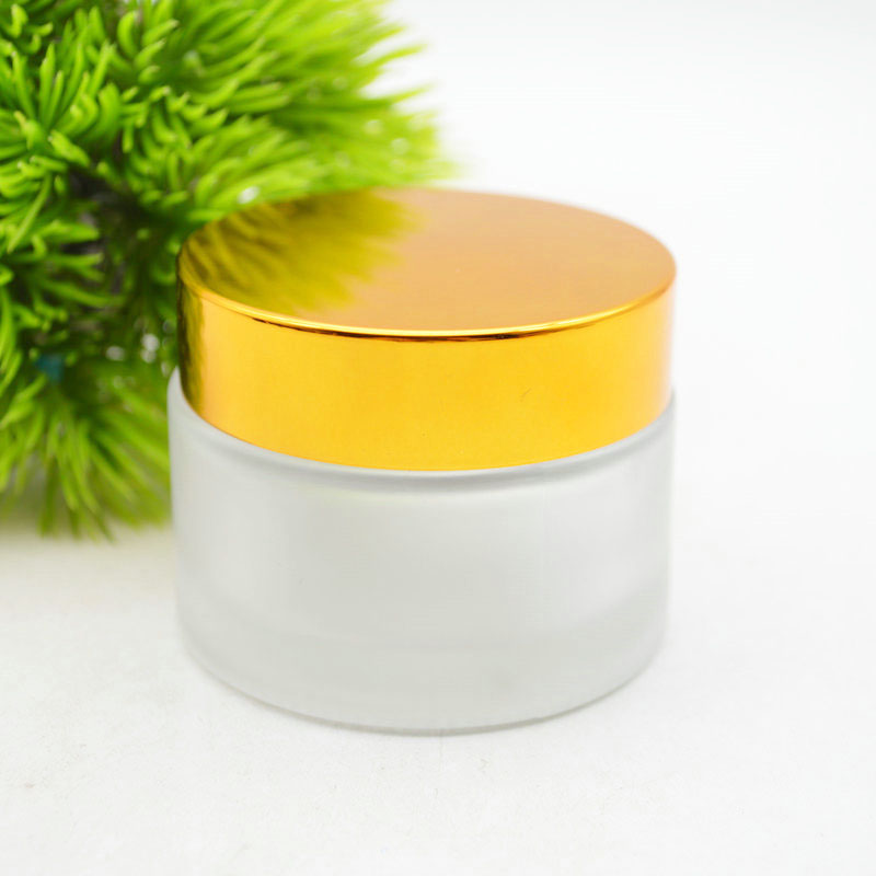 wide mouth facial cream jars 50g  body butter containers with screw caps