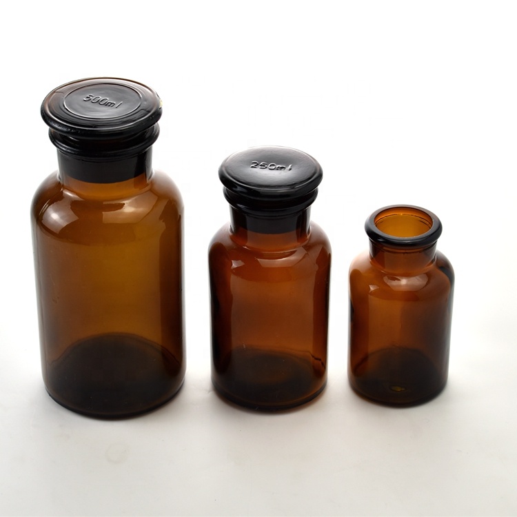 wide mouth glass laboratory reagent bottle wholesale chemical lab supplies