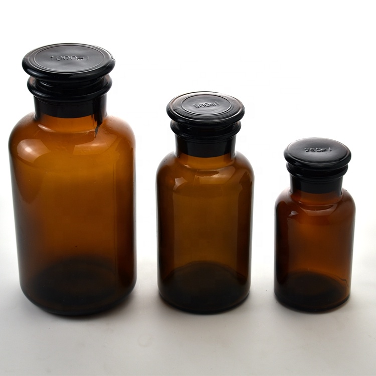 wide mouth glass laboratory reagent bottle wholesale chemical lab supplies