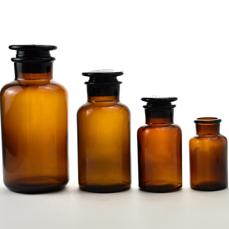 wide mouth glass laboratory reagent bottle wholesale chemical lab supplies