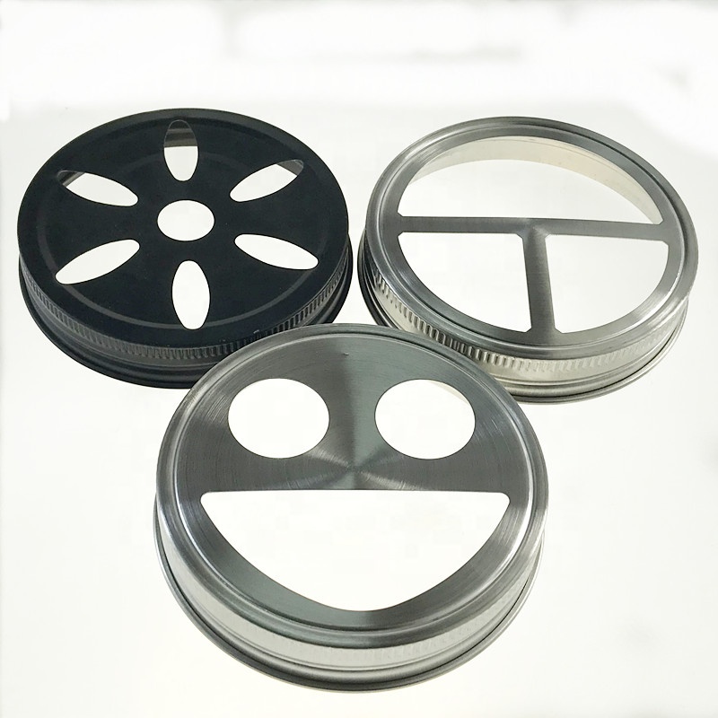 wide mouth hole lids glass mason jar for air freshener