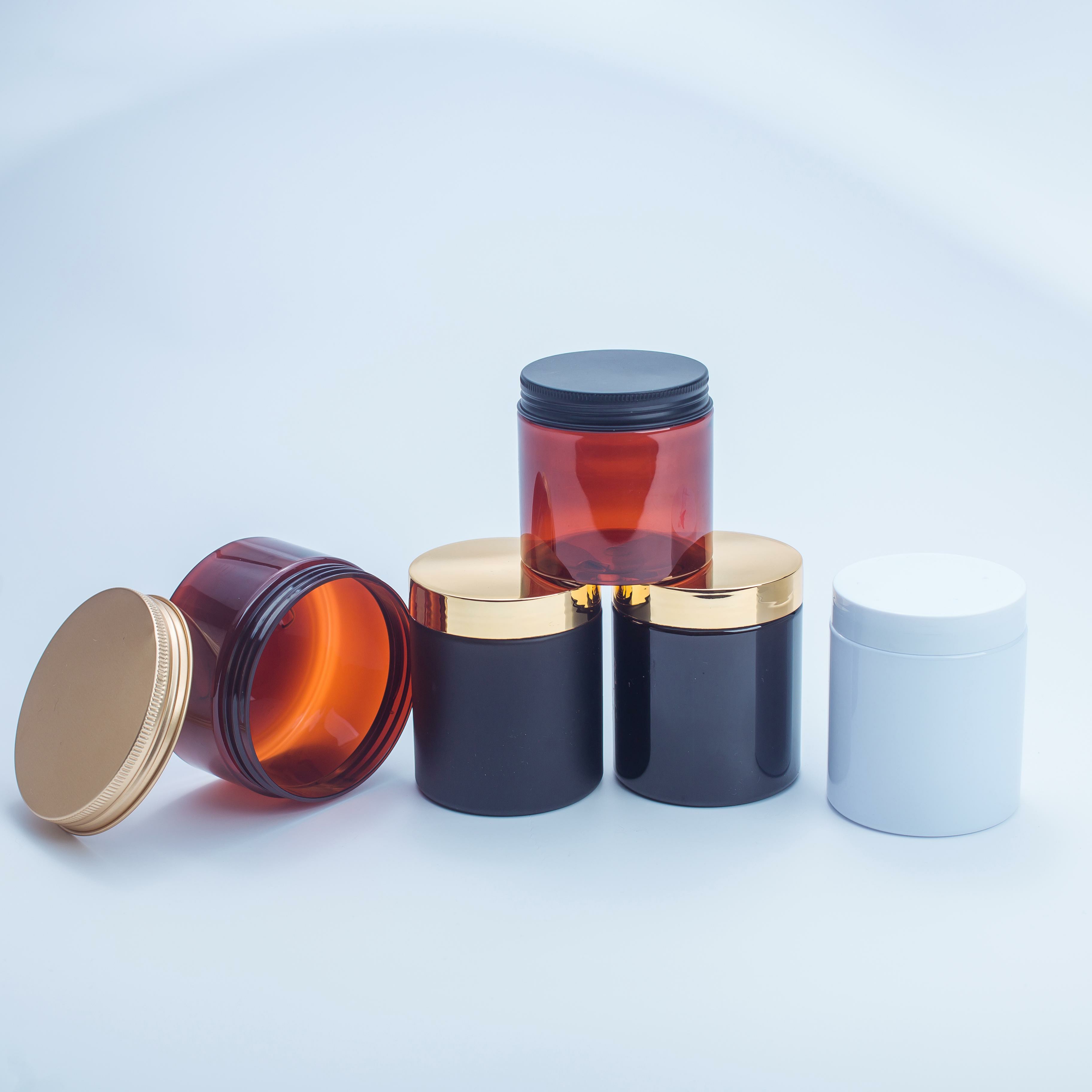wide mouth jar pet plastic jar with lid