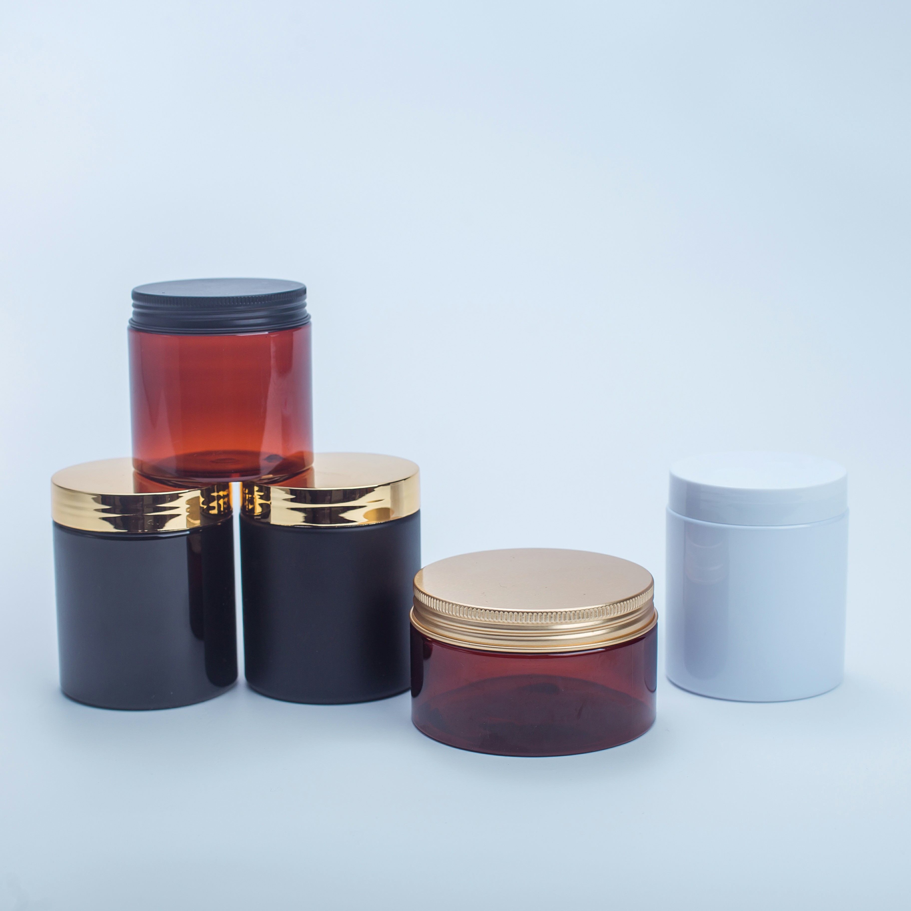 wide mouth jar pet plastic jar with lid