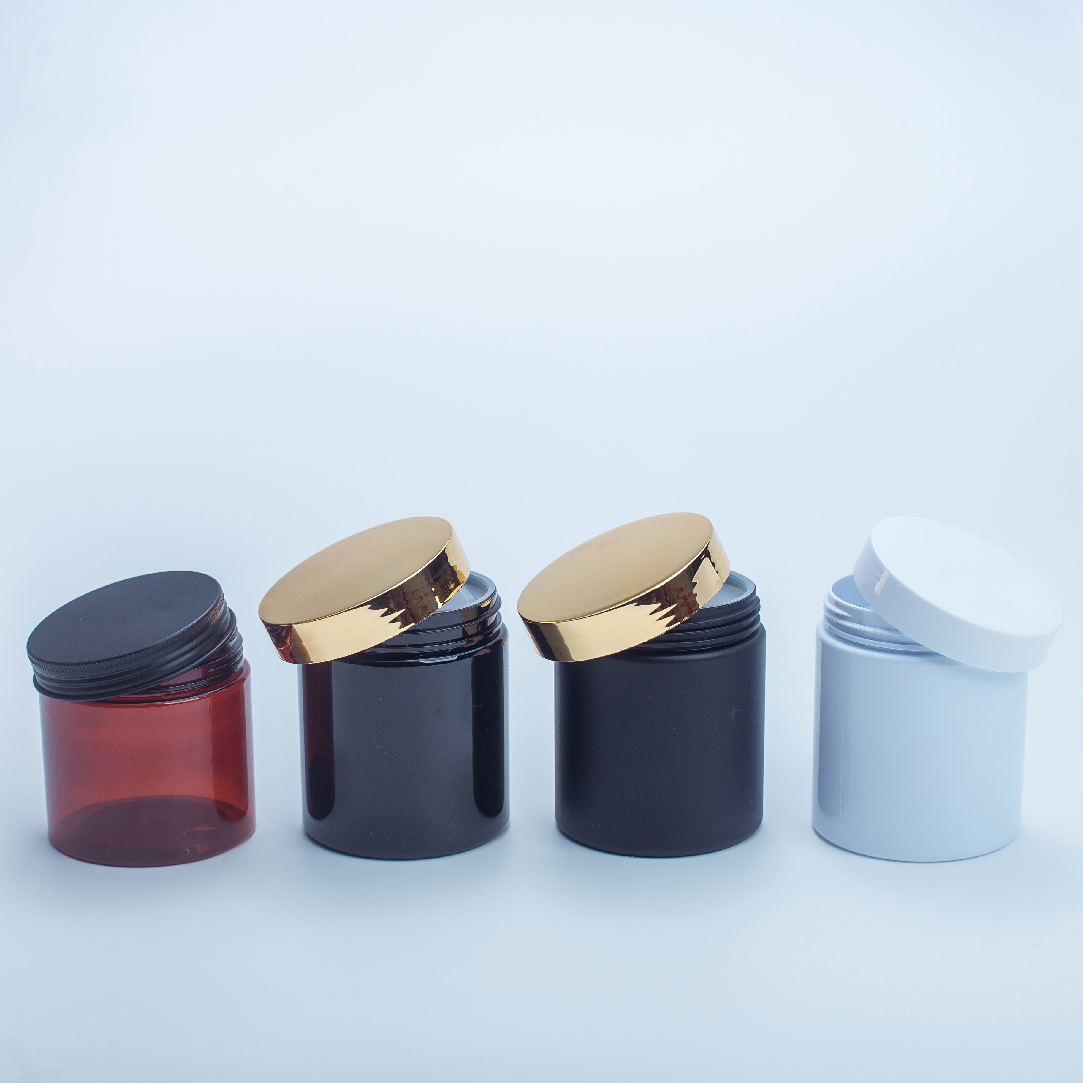 wide mouth jar pet plastic jar with lid
