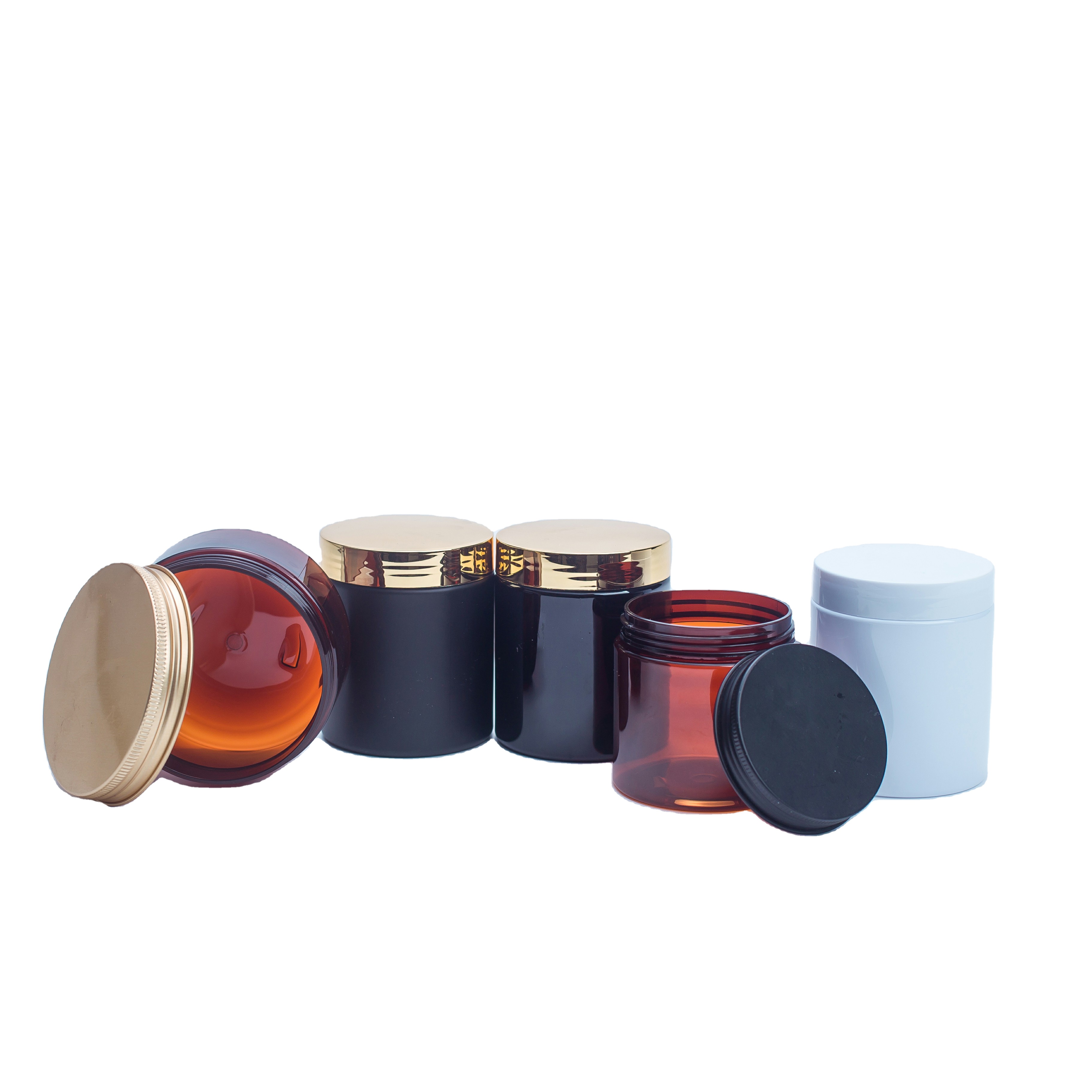 wide mouth jar pet plastic jar with lid