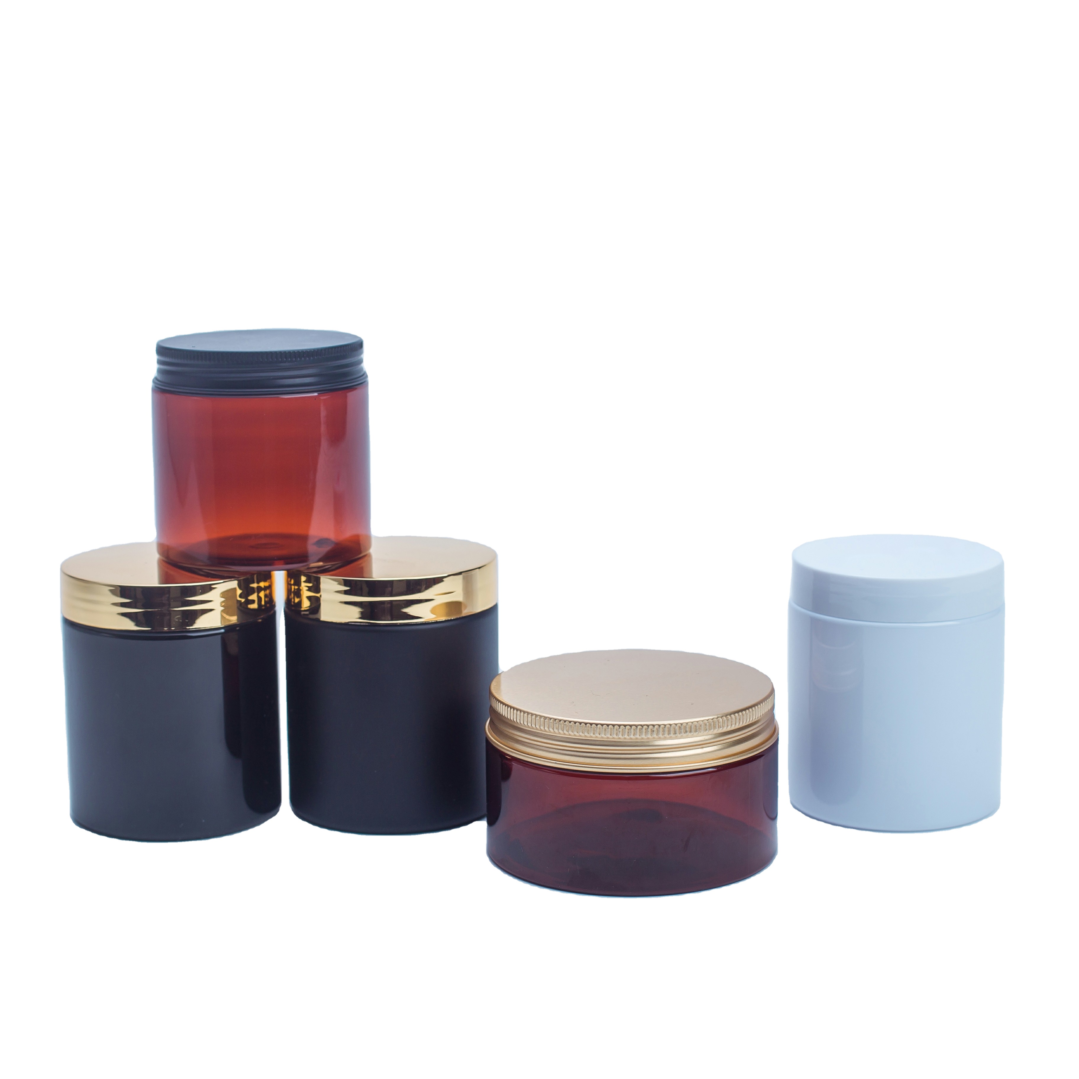 wide mouth jar pet plastic jar with lid
